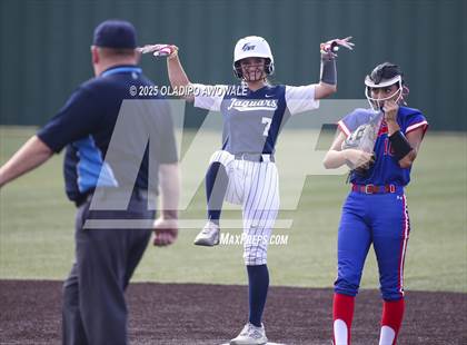 Thumbnail 3 in Flower Mound vs. Midway (UIL 6A Softball Div I State Semifinals) photogallery.