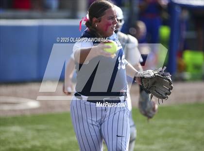 Thumbnail 1 in Flower Mound vs. Midway (UIL 6A Softball Div I State Semifinals) photogallery.