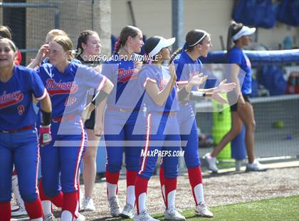Thumbnail 1 in Flower Mound vs. Midway (UIL 6A Softball Div I State Semifinals) photogallery.