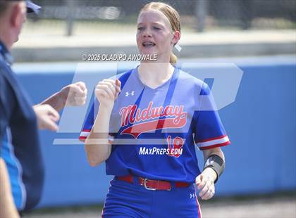 Thumbnail 1 in Flower Mound vs. Midway (UIL 6A Softball Div I State Semifinals) photogallery.