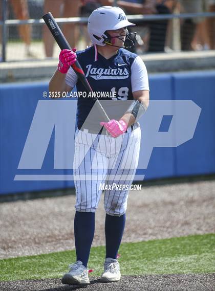 Thumbnail 1 in Flower Mound vs. Midway (UIL 6A Softball Div I State Semifinals) photogallery.