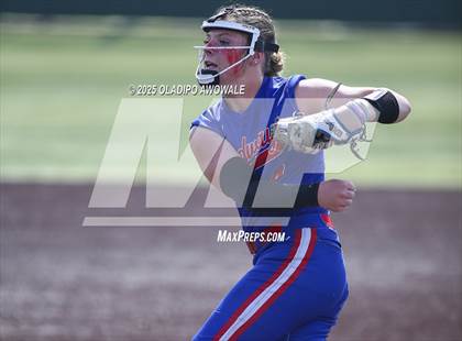 Thumbnail 2 in Flower Mound vs. Midway (UIL 6A Softball Div I State Semifinals) photogallery.