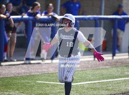 Thumbnail 2 in Flower Mound vs. Midway (UIL 6A Softball Div I State Semifinals) photogallery.