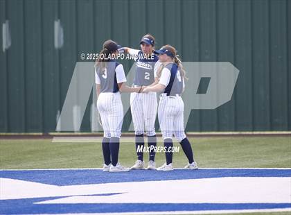 Thumbnail 2 in Flower Mound vs. Midway (UIL 6A Softball Div I State Semifinals) photogallery.