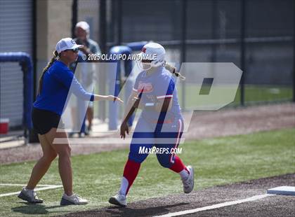 Thumbnail 2 in Flower Mound vs. Midway (UIL 6A Softball Div I State Semifinals) photogallery.