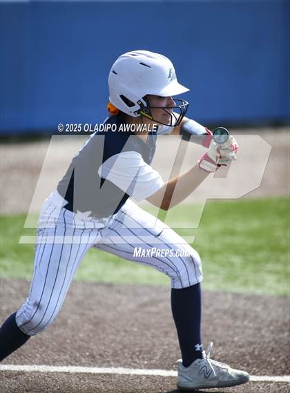Thumbnail 1 in Flower Mound vs. Midway (UIL 6A Softball Div I State Semifinals) photogallery.