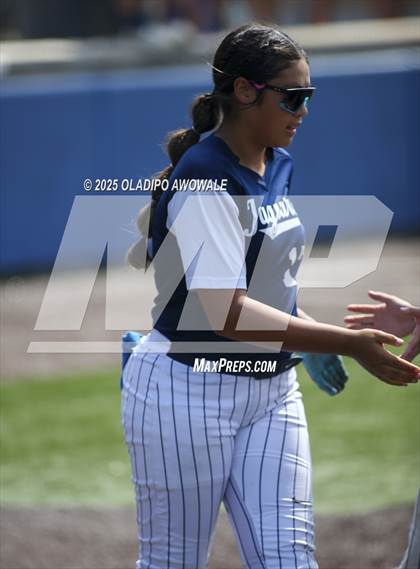 Thumbnail 1 in Flower Mound vs. Midway (UIL 6A Softball Div I State Semifinals) photogallery.