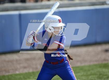 Thumbnail 3 in Flower Mound vs. Midway (UIL 6A Softball Div I State Semifinals) photogallery.