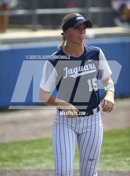 Thumbnail 3 in Flower Mound vs. Midway (UIL 6A Softball Div I State Semifinals) photogallery.