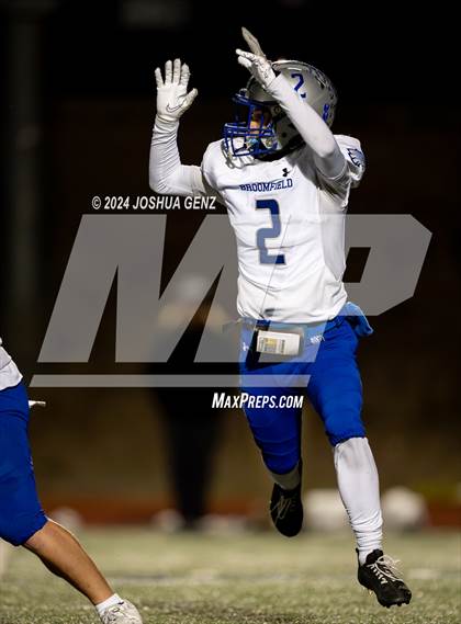 Thumbnail 3 in Broomfield @ Palmer Ridge (CHSAA 4A Quarterfinal) photogallery.