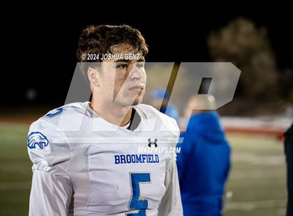 Thumbnail 3 in Broomfield @ Palmer Ridge (CHSAA 4A Quarterfinal) photogallery.