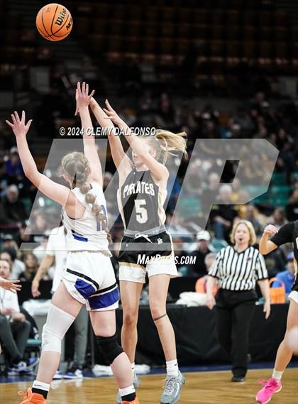 Thumbnail 3 in Pagosa Springs vs Resurrection Christian (CHSAA 4A Great 8) photogallery.