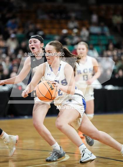 Thumbnail 1 in Pagosa Springs vs Resurrection Christian (CHSAA 4A Great 8) photogallery.