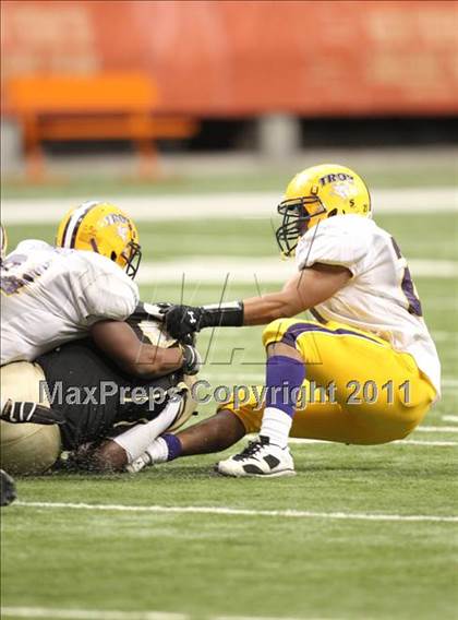 Thumbnail 3 in Troy vs. Rush-Henrietta (NYSPHSAA Class AA Final) photogallery.