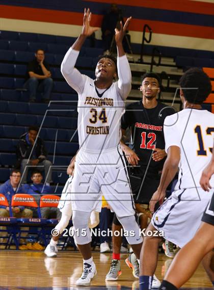 Thumbnail 1 in Sagemont vs. Prestonwood Christian (Tarkanian Classic) photogallery.