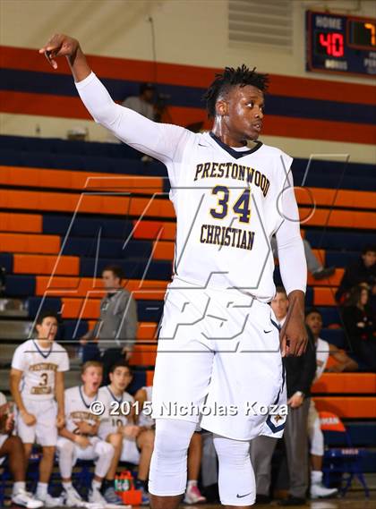 Thumbnail 2 in Sagemont vs. Prestonwood Christian (Tarkanian Classic) photogallery.