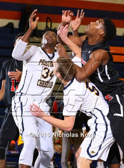 Thumbnail 1 in Sagemont vs. Prestonwood Christian (Tarkanian Classic) photogallery.