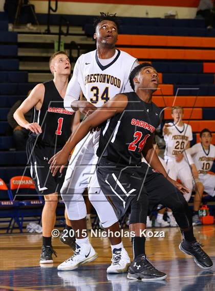 Thumbnail 2 in Sagemont vs. Prestonwood Christian (Tarkanian Classic) photogallery.