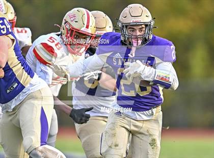Thumbnail 3 in Sayville vs. Half Hollow Hills West (D3 Semifinal) photogallery.