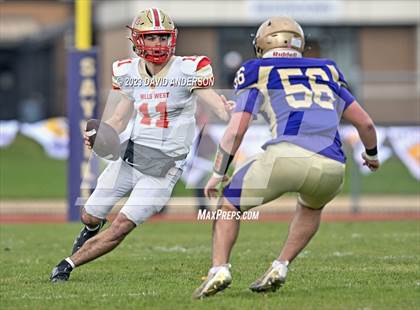 Thumbnail 3 in Sayville vs. Half Hollow Hills West (D3 Semifinal) photogallery.