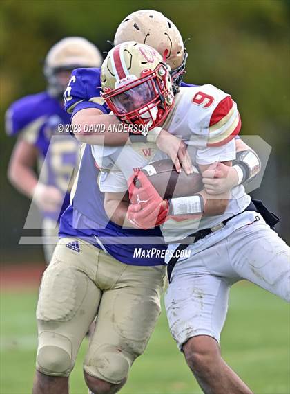 Thumbnail 3 in Sayville vs. Half Hollow Hills West (D3 Semifinal) photogallery.