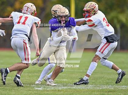 Thumbnail 3 in Sayville vs. Half Hollow Hills West (D3 Semifinal) photogallery.