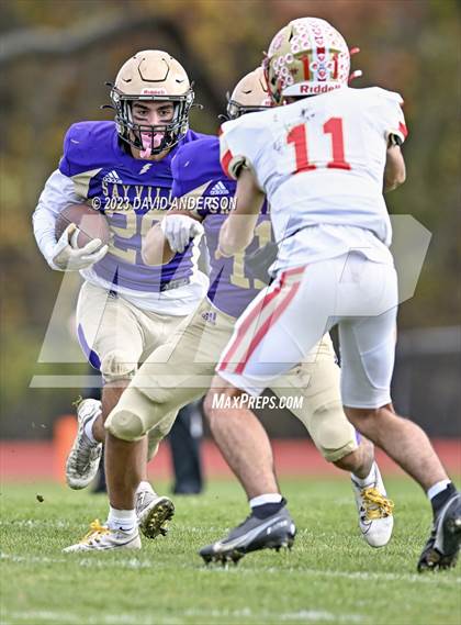 Thumbnail 3 in Sayville vs. Half Hollow Hills West (D3 Semifinal) photogallery.