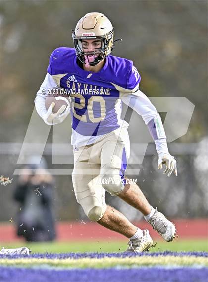 Thumbnail 3 in Sayville vs. Half Hollow Hills West (D3 Semifinal) photogallery.