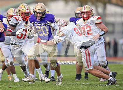 Thumbnail 3 in Sayville vs. Half Hollow Hills West (D3 Semifinal) photogallery.