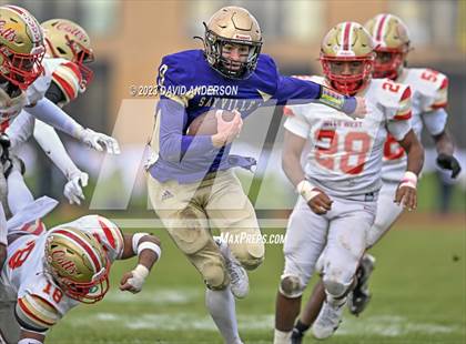 Thumbnail 2 in Sayville vs. Half Hollow Hills West (D3 Semifinal) photogallery.