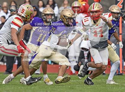 Thumbnail 3 in Sayville vs. Half Hollow Hills West (D3 Semifinal) photogallery.