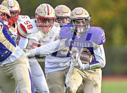 Thumbnail 2 in Sayville vs. Half Hollow Hills West (D3 Semifinal) photogallery.