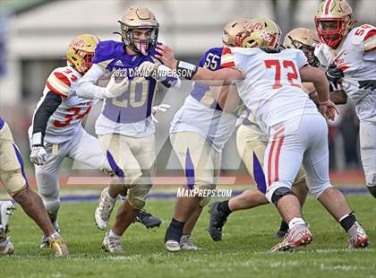 Thumbnail 2 in Sayville vs. Half Hollow Hills West (D3 Semifinal) photogallery.