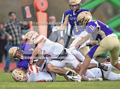 Thumbnail 1 in Sayville vs. Half Hollow Hills West (D3 Semifinal) photogallery.