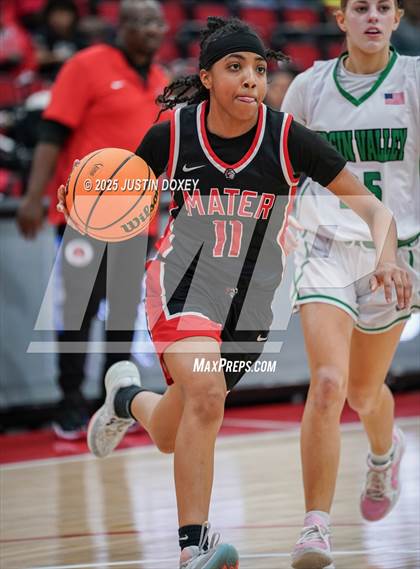 Thumbnail 1 in Mater Academy East Las Vegas vs. Virgin Valley (NIAA Class 3A State Championship) photogallery.
