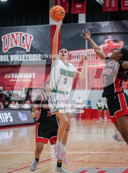Thumbnail 3 in Mater Academy East Las Vegas vs. Virgin Valley (NIAA Class 3A State Championship) photogallery.