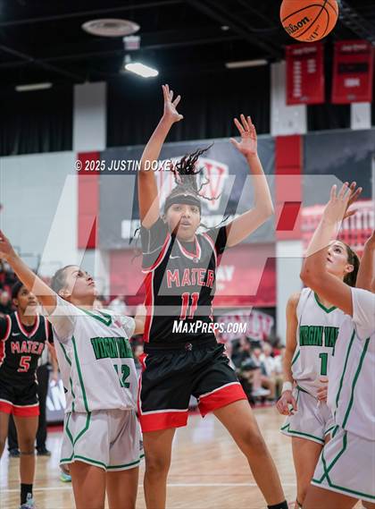 Thumbnail 2 in Mater Academy East Las Vegas vs. Virgin Valley (NIAA Class 3A State Championship) photogallery.