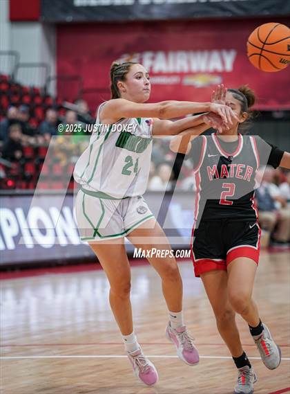 Thumbnail 3 in Mater Academy East Las Vegas vs. Virgin Valley (NIAA Class 3A State Championship) photogallery.