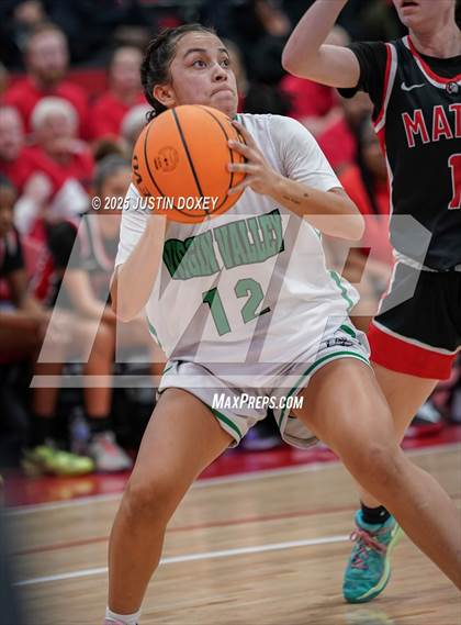 Thumbnail 3 in Mater Academy East Las Vegas vs. Virgin Valley (NIAA Class 3A State Championship) photogallery.