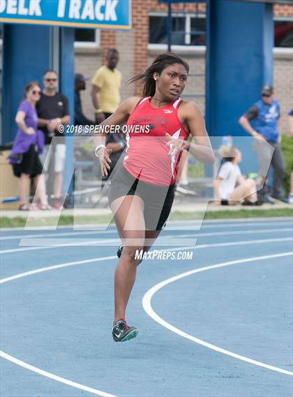 Thumbnail 3 in NCHSAA Track & Field Championships (2A & 4A Girls) photogallery.