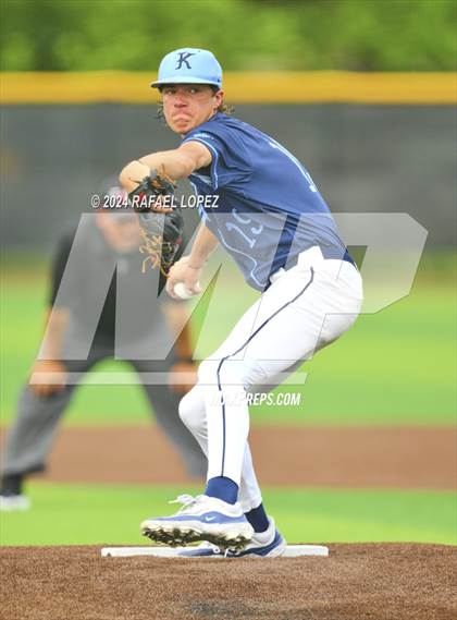 Thumbnail 3 in Kingwood vs. Pasadena Memorial (UIL Baseball 6A Region 3 Bi-District) photogallery.