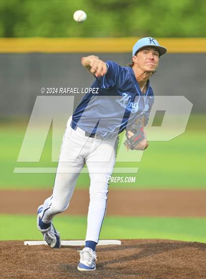 Thumbnail 2 in Kingwood vs. Pasadena Memorial (UIL Baseball 6A Region 3 Bi-District) photogallery.