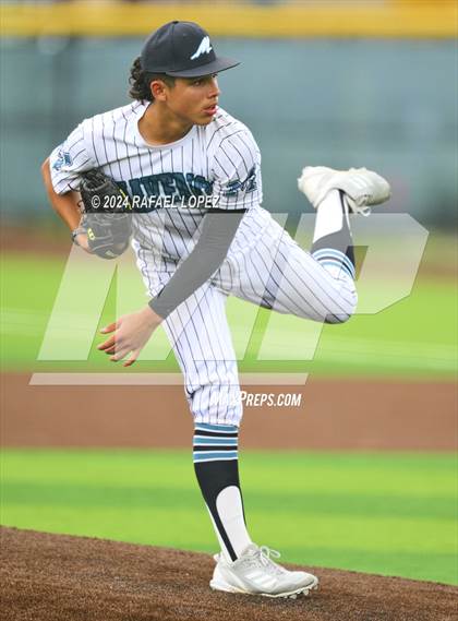 Thumbnail 1 in Kingwood vs. Pasadena Memorial (UIL Baseball 6A Region 3 Bi-District) photogallery.