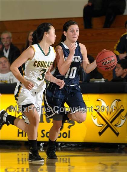 Thumbnail 3 in Vista del Lago vs. Kennedy (Trojan Toss-Up) photogallery.