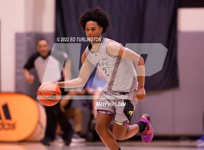Thumbnail 1 in Calvary Christian Academy vs. Prolific Prep of Napa Christian (Holiday Hoopsgiving) photogallery.