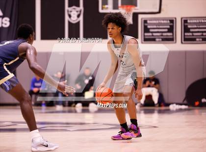 Thumbnail 3 in Calvary Christian Academy vs. Prolific Prep of Napa Christian (Holiday Hoopsgiving) photogallery.