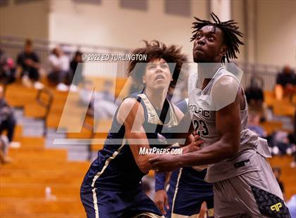 Thumbnail 1 in Calvary Christian Academy vs. Prolific Prep of Napa Christian (Holiday Hoopsgiving) photogallery.