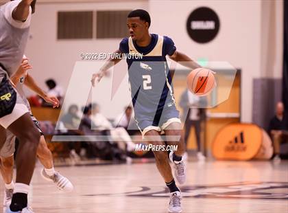 Thumbnail 2 in Calvary Christian Academy vs. Prolific Prep of Napa Christian (Holiday Hoopsgiving) photogallery.