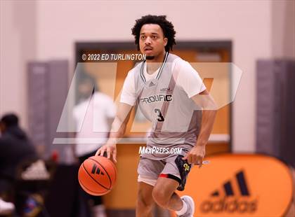 Thumbnail 2 in Calvary Christian Academy vs. Prolific Prep of Napa Christian (Holiday Hoopsgiving) photogallery.