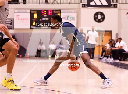 Thumbnail 2 in Calvary Christian Academy vs. Prolific Prep of Napa Christian (Holiday Hoopsgiving) photogallery.
